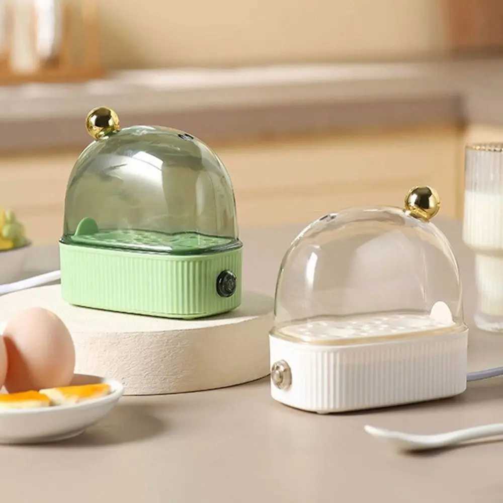Electric Egg Boiler Automatic Cooker Rapid Egg Boiler Breakfast Machine Multi-Function Egg Cooker 2 Eggs Portable Food Steamer C251129