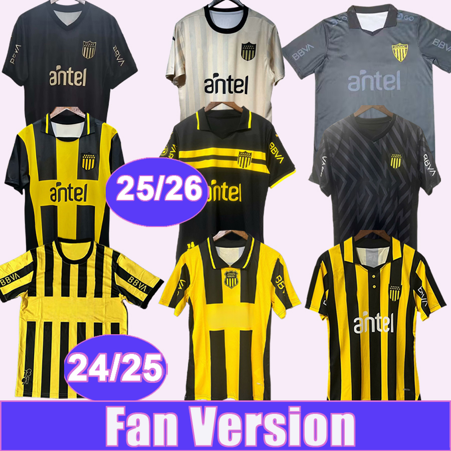 24 25 26 Penarol Mens Soccer Jerseys L.COELHO CRISTOFORO GARCIA M.OLIVERA MILANS HERNANDEZ Home Away Goalkeeper Commemorative Edition Football Shirt