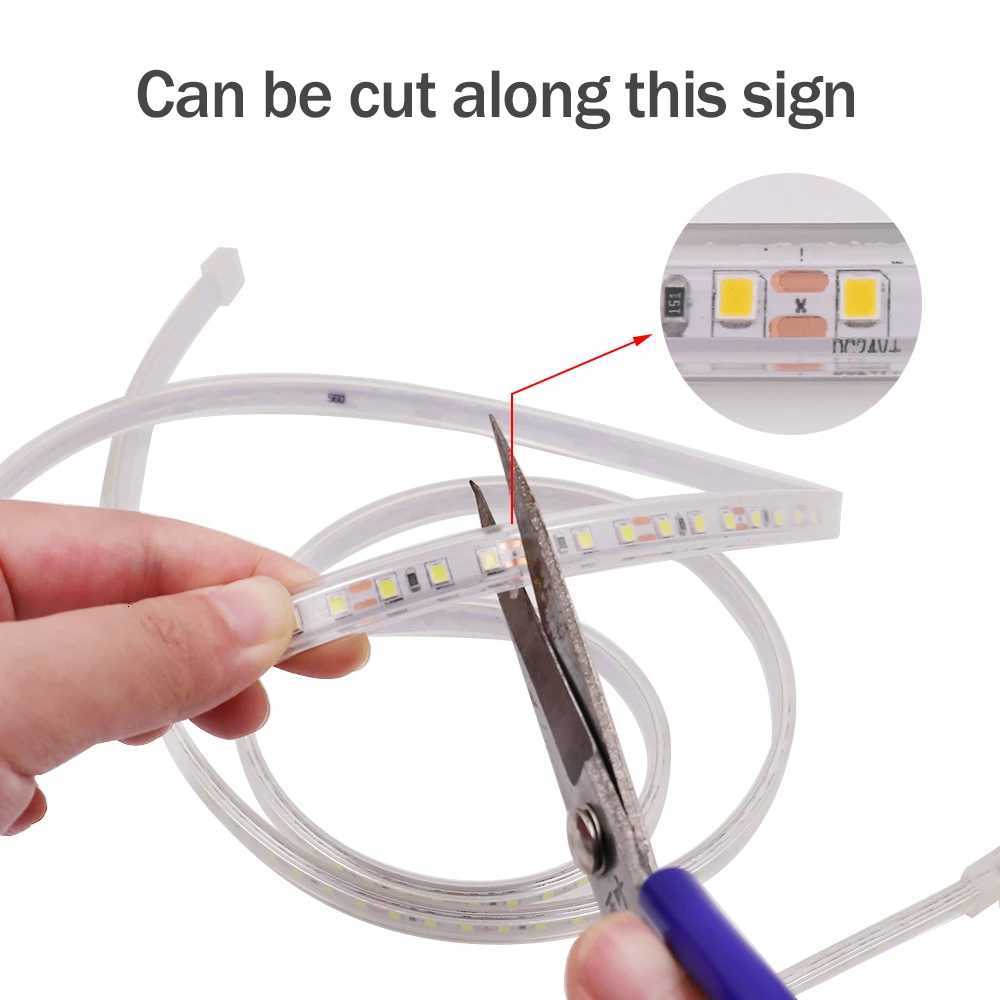 IP67 Waterproof LED Strip Light 12V 24V 2835 120Leds/m Flexible LED Tape Ribbon Rope Light White/Warm White/Natural White 1-10m M251129