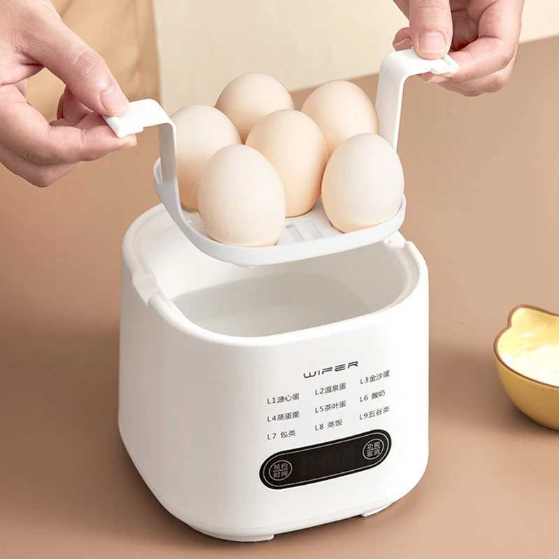 300W Electric Egg Boiler Breakfast Machine Multicooker Steamer Automatic Egg Cookers Home Egg Custard Steaming Cooker with Timer C251129