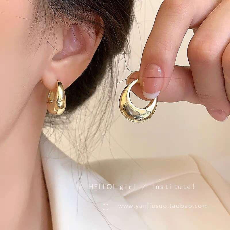 Cold style sier octagonal star ear buckle French exquisite niche high-end design water droplet earrings for women