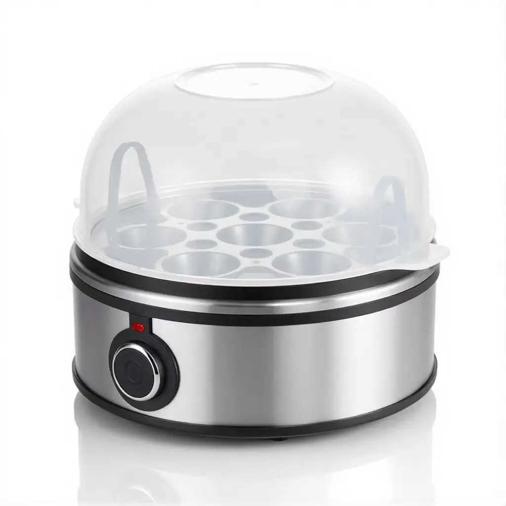 350W 7-Egg Electric Multi-Function Egg Boiling Device Quick Egg Boiling Single-Iayer Covered Breakfast Steaming Egg Machine C251129