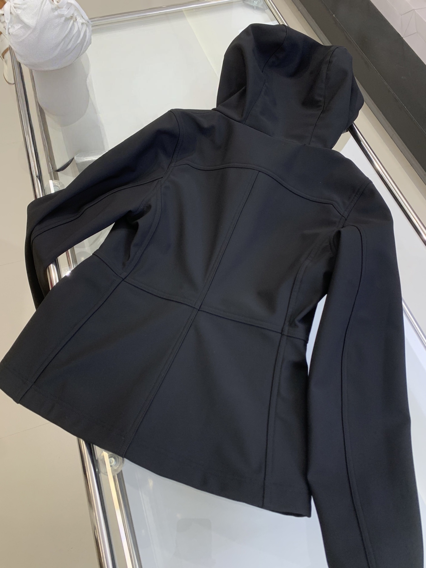 2025 French New Spring and Autumn Hooded Fashion Thin Coat Casual Waterproof Jacket, Women Jacket S35552