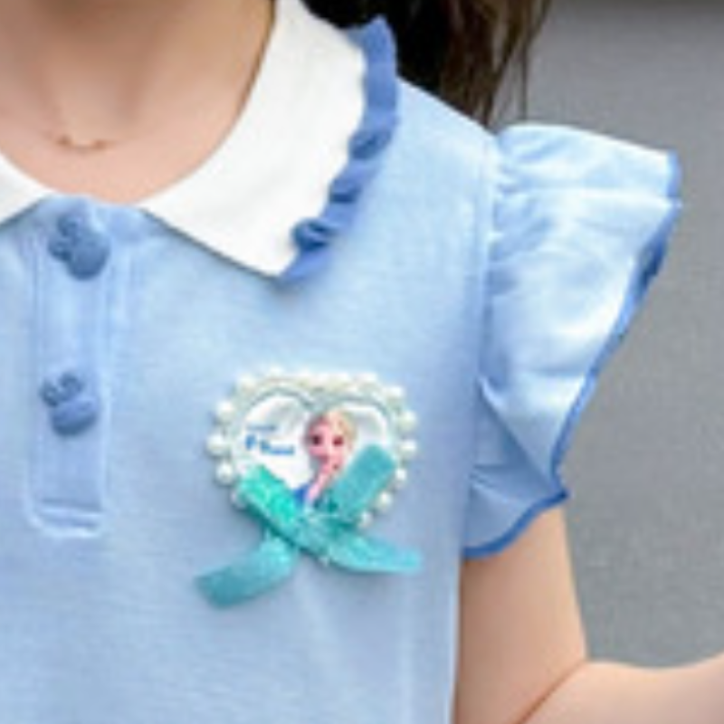 DISNEY Frozen Elsa princess baby designer clothes kids designer clothes girl Girls' dress princess clothes Comfortable and soft.
