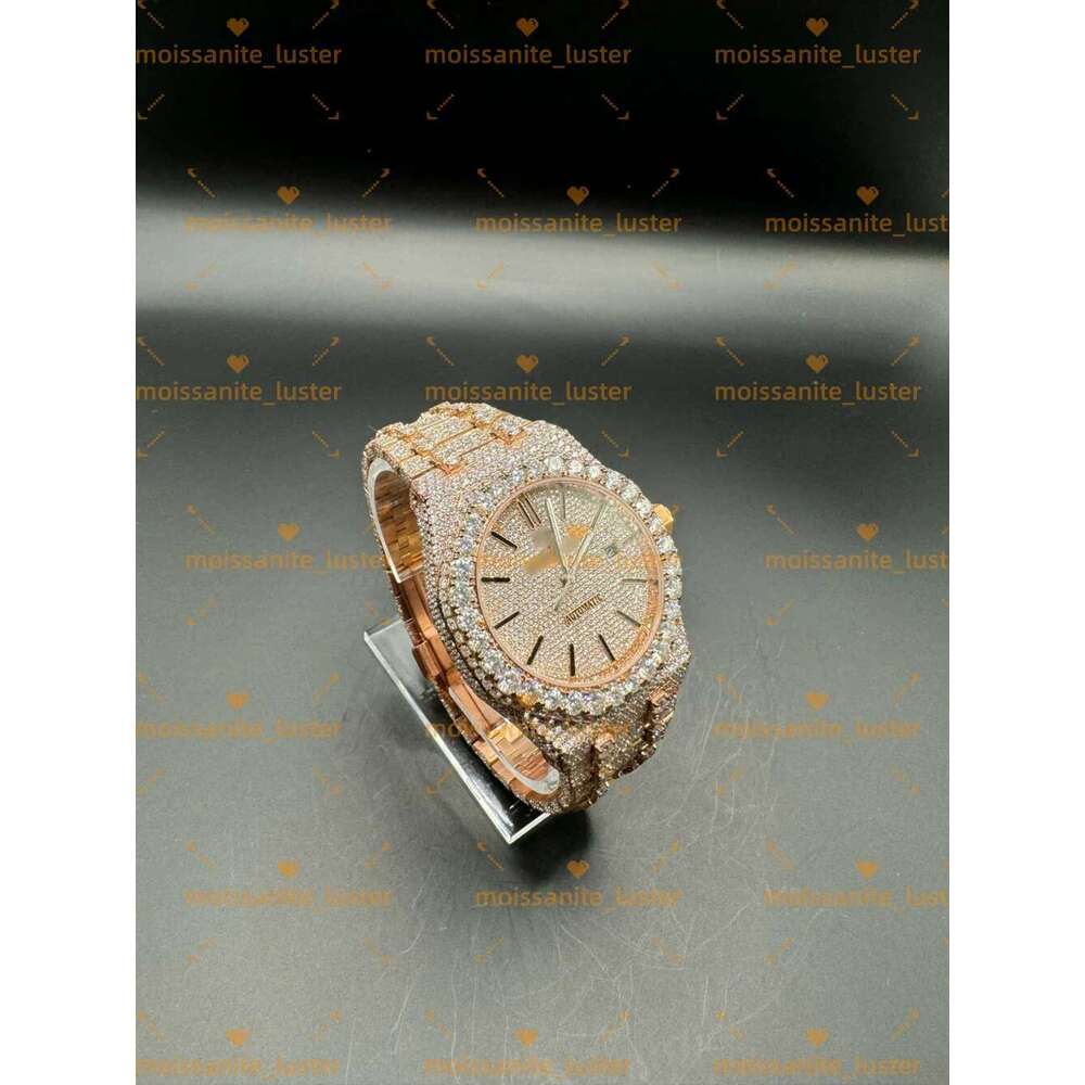 Moissanite Dia Fully automatic mechanical VVS Hip-hop Customized Show the charm of men gift Free delivery Top-notch watchHigh-end watchAAAAA+