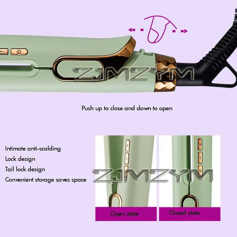 Professional Hair Straightener Curler Thermostatic Curling Iron Dual-use Non-damaging Straightening Hair Straightener Hair CareT251129