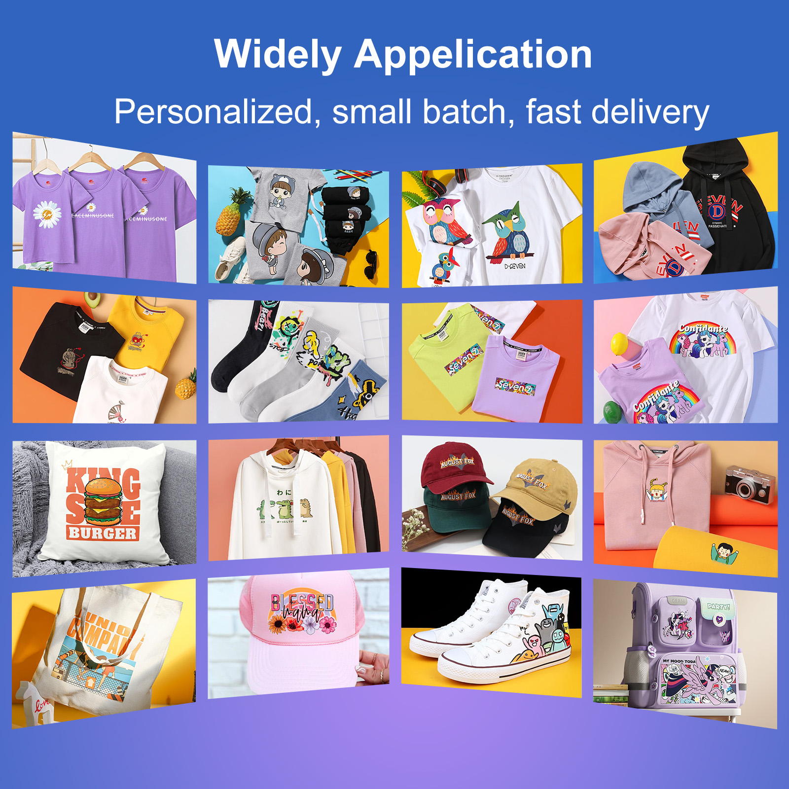 DTF Printer, A3/13' Width DTF Transfer Machine, Custom Garment Printing, Multi-Material Compatible, Direct to Film, White Ink Circulation System 