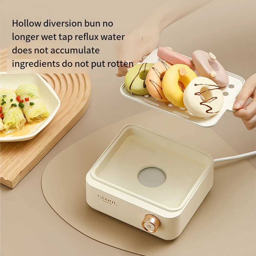 Automatic Steamer Breakfast Machine Egg Custard Steaming Cooker Food Warmer Double layer Electric Egg Cooker Timed Egg Boiler C251129