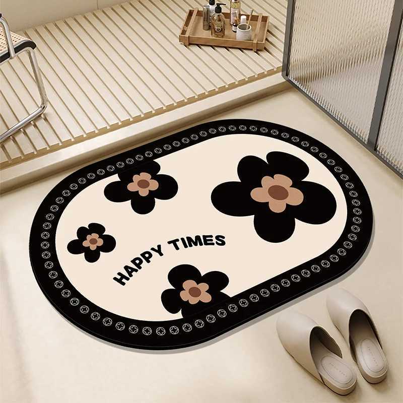 light luxury diat d floor mat bathro toilet door water absorption non-slip foot mat entry door mat H251129