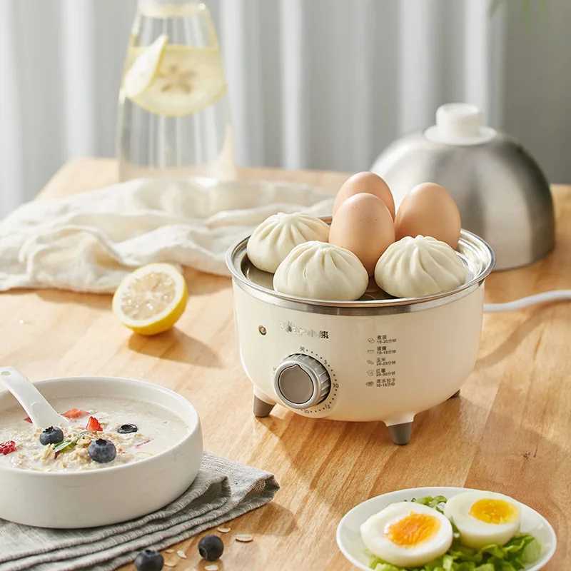 360W Electric Egg Boiler Breakfast Machine Automatic Steamer Multicooker Egg Cookers Egg Custard Steaming Cooker with Timer C251129