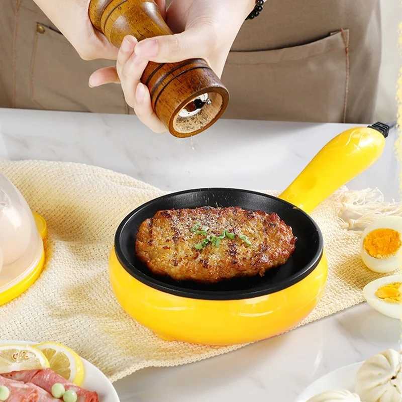 Multifunctional 2 In 1 Egg Cooker Non Stick Egg Frying Pan Egg Boiler Automatic Off Egg Boiler Machine For Home Dormitory C251129