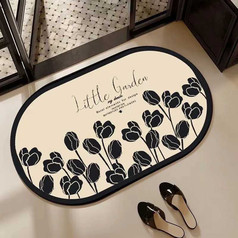 Cartoon diat d absorbent foot mat kitchen bathro door floor mat bathro door non-slip mat H251129