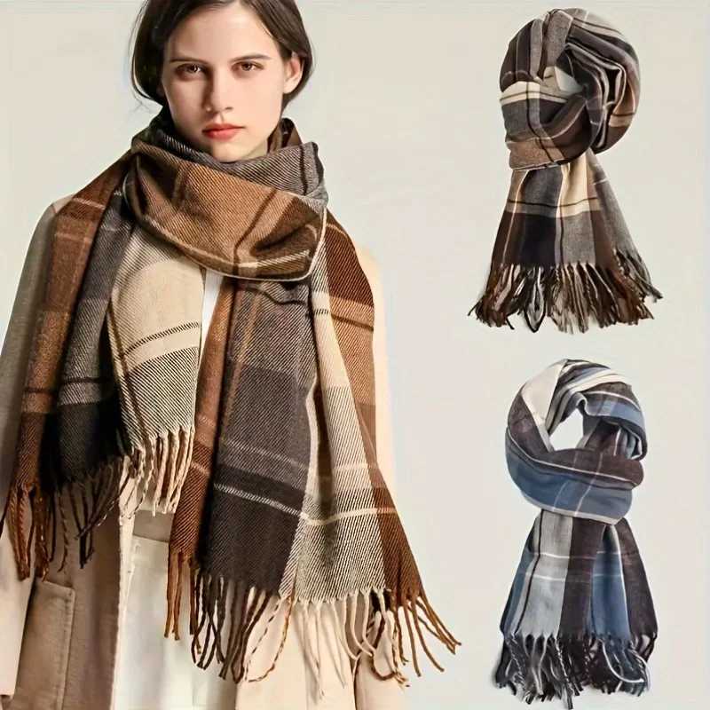 Scarf Ladies Fall And Winter Thickens Warm Neck Scarves Fashion Scarves Cloth Fanta And Fringed Blankets Mens Winter ShawlsJ251129