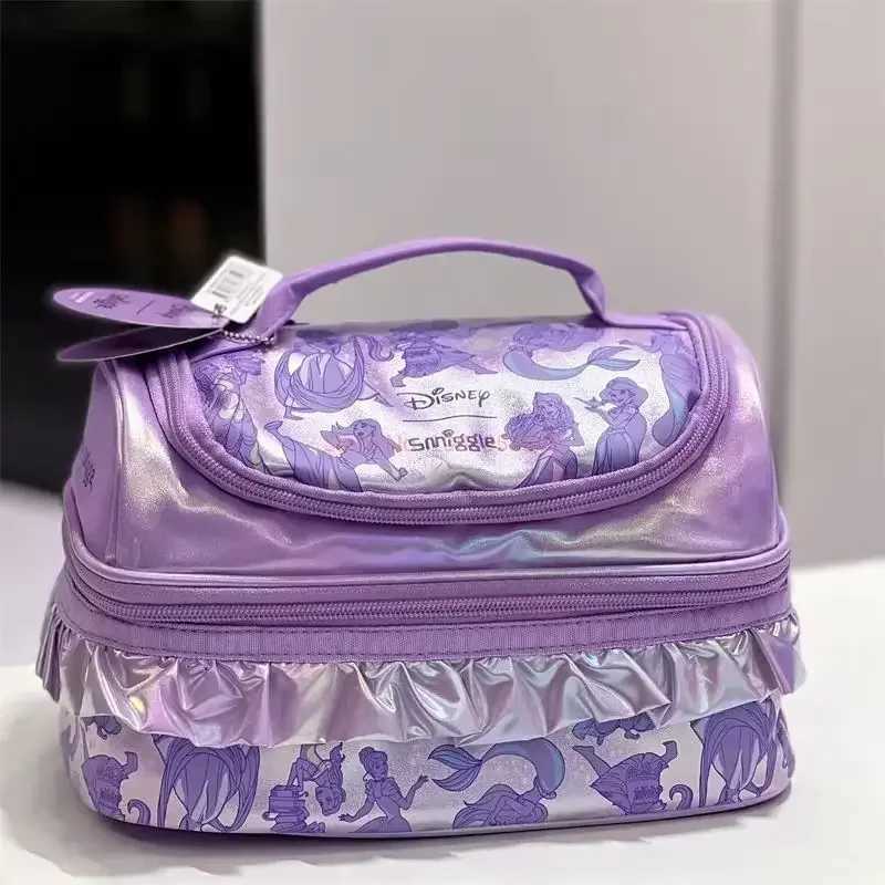 Disney New Disney Australian Smiggle Crown Princess Childrens School Bag Stationery Pen Box Lunch Bag Backpack Student Stationery GiftXJ250429