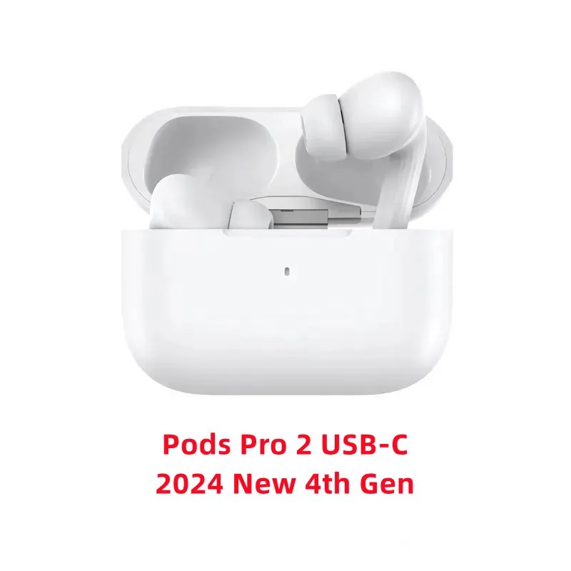 2024 Newest tws earbuds Pods 4th Gen With ANC earbuds Pro 2 anc USB C earphones wireless Bluetooth Headset USB-C charging port For Xiaomi iPhone Headphones pods 3rd 2nd