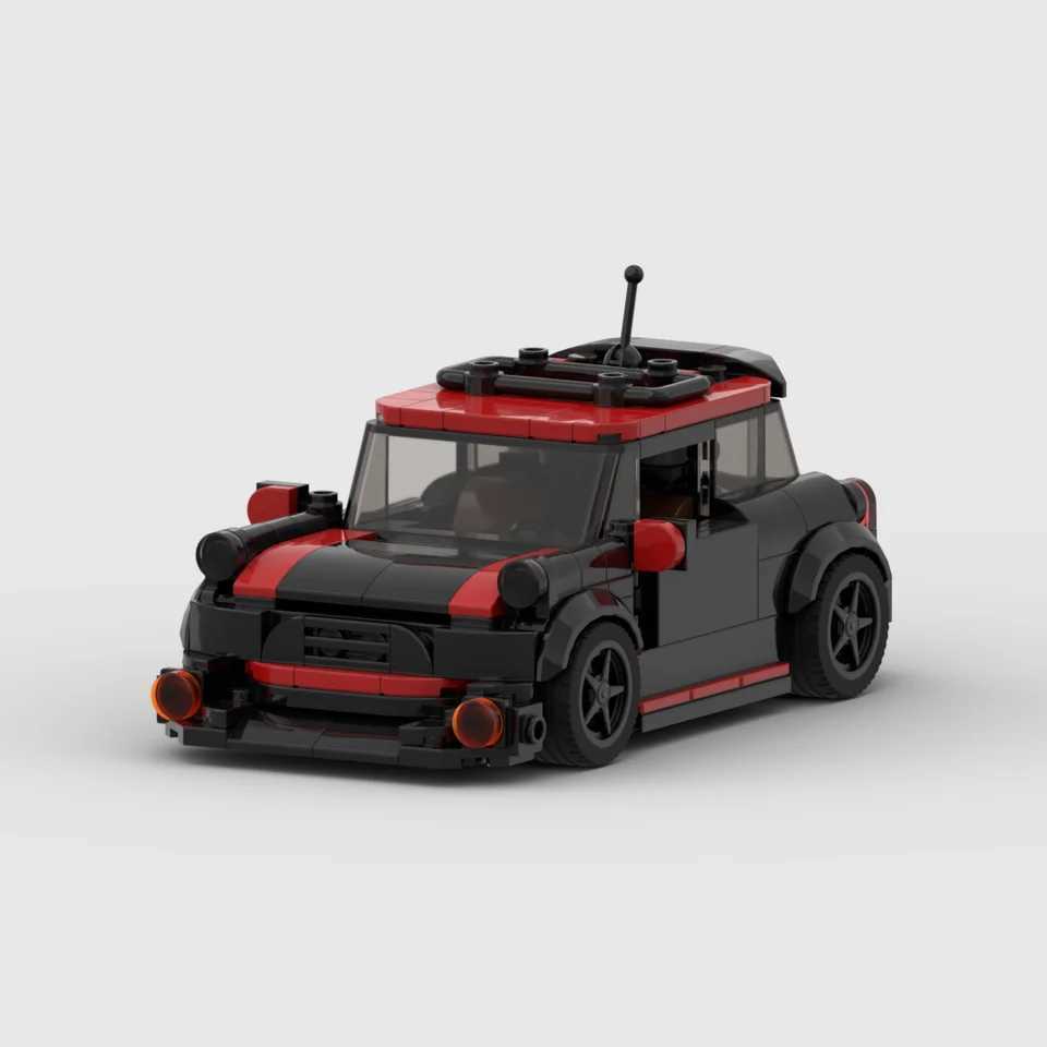 MOC MINI JCW racing Racer Building Blocks Brick Creative Garage Toys for Boys Gifts J251129