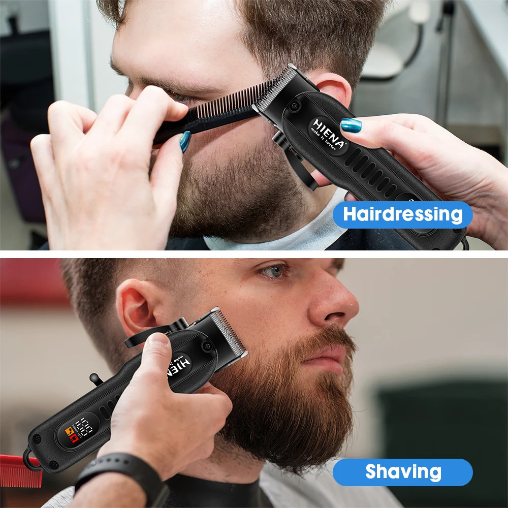 Professional Barber Electric Hair LED display screen UBS charging Trimmer Powerful electric hair clipper trimmer tool 251129 C260312