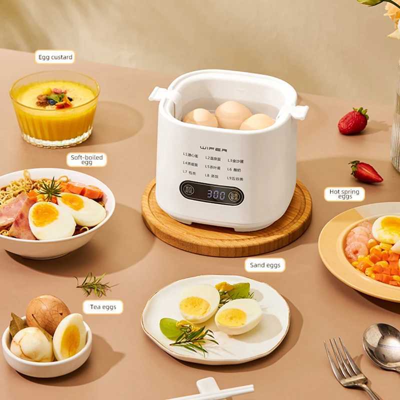 300W Electric Egg Boiler Breakfast Machine Multicooker Steamer Automatic Egg Cookers Home Egg Custard Steaming Cooker with Timer C251129