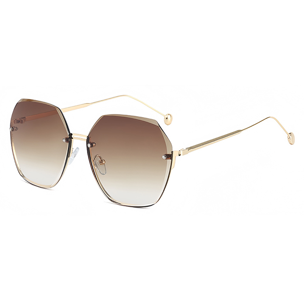 Designer Sunglasses For Men Women Sunglasses Polarized Sunglass Fashion Oversized Frameless Sunglasses Luxury Goggle Pilot PC Frame UV400 Eyewear K799