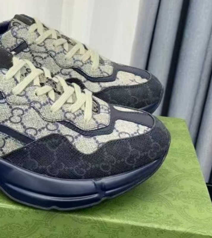 Dad's Women's Casual Sports Shoes For Men With Thick Soles And Colorful Letters Patterned Design T251129