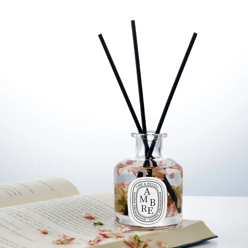 50ml Reed Diffuser Sets el Bathroom Rattan Sticks Aromatherapy Diffuser Air Freshener Plant Home Fragrance Refill Oil 251128