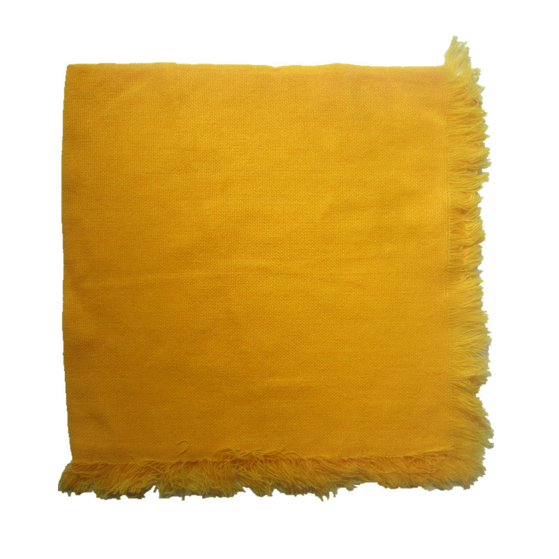 K554 Women's wool square scarf headscarf old-fashioned square scarf middle-aged and elderly solid color neck scarf wholesale