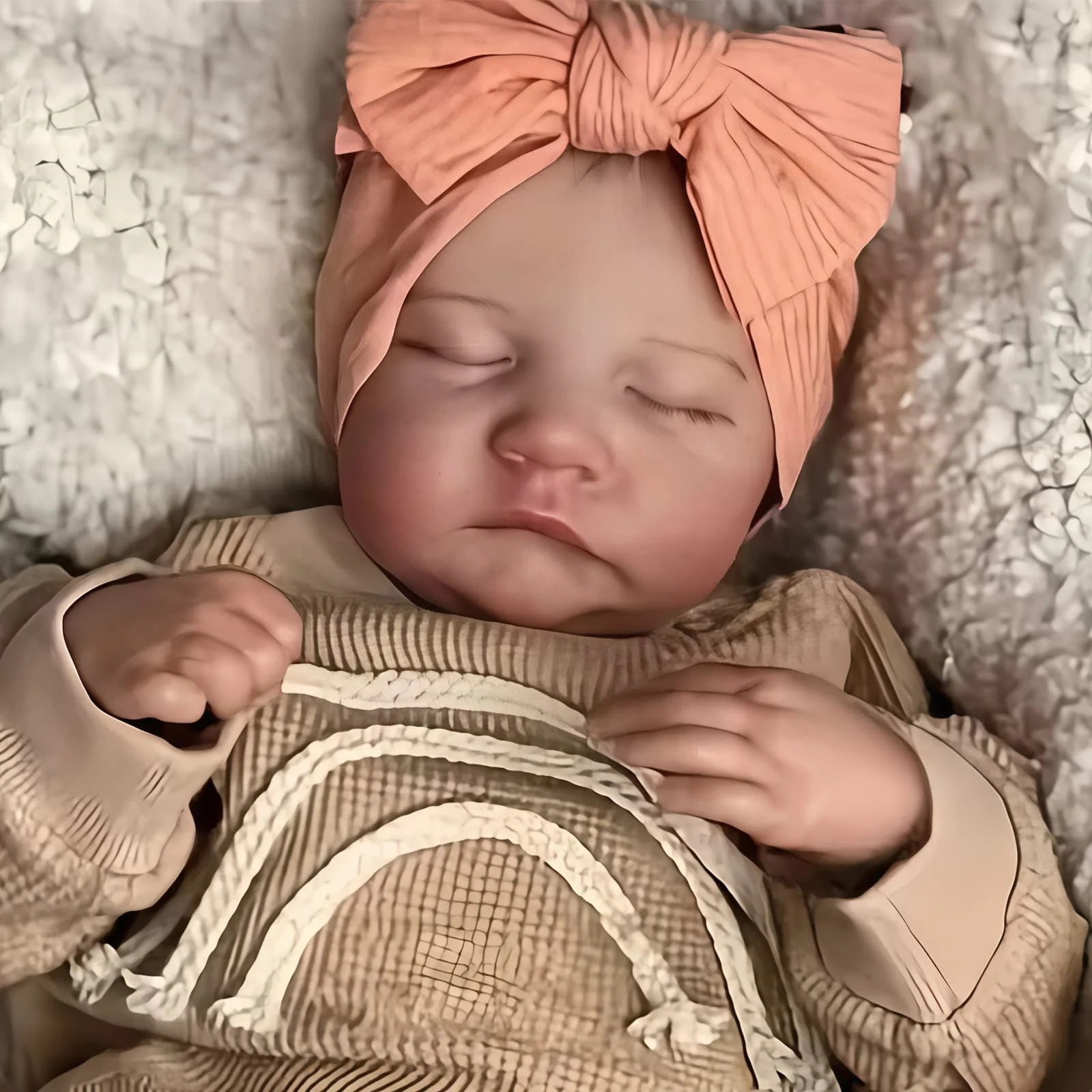 Risbecko Lifelike 43cm Finished Reborn Doll Like Real Baby Handmade Art Doll 3D Painted Skin With Visible Veins Vinyl Limbs 251121