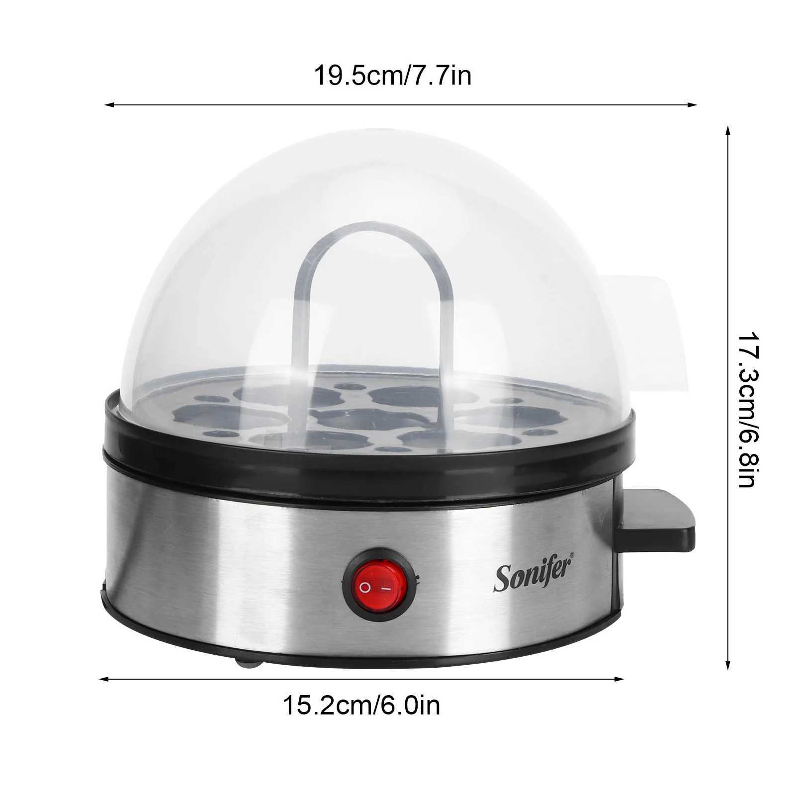 Electric Egg Steamer Boiler Mini Stainless Steel Egg Cooking Machine Kitchen Utensils EU Plug 220V C251129