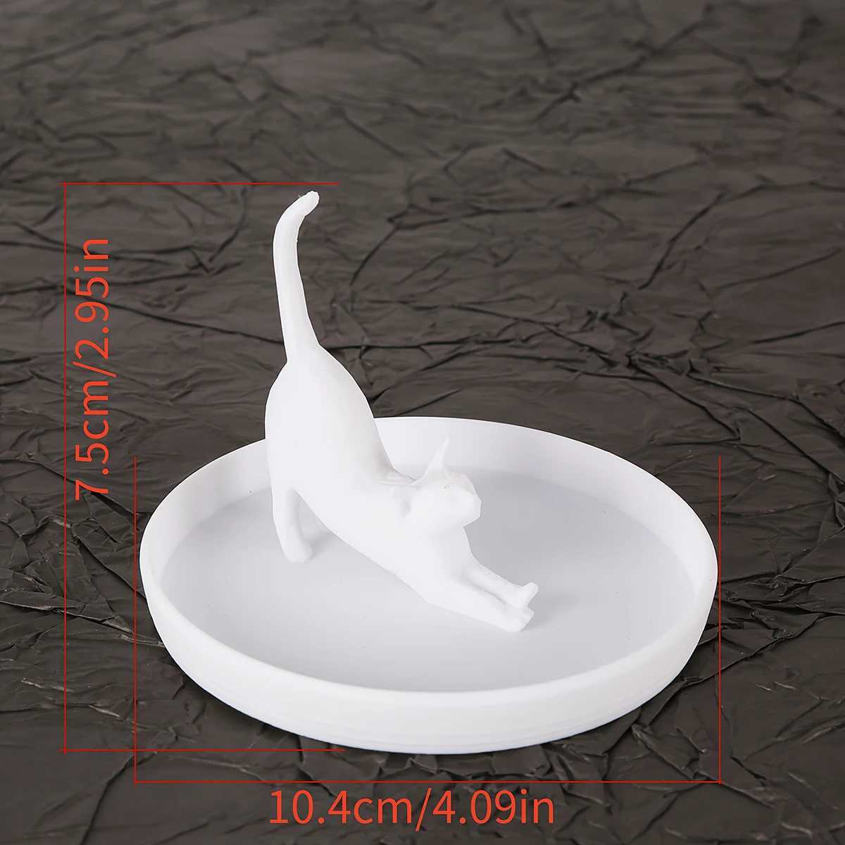 Cross - border Creative Cat - Shaped Jewelry Tray Nordic - style Home Decoration Suitable for Jewelry Storage Scenarios Y251129