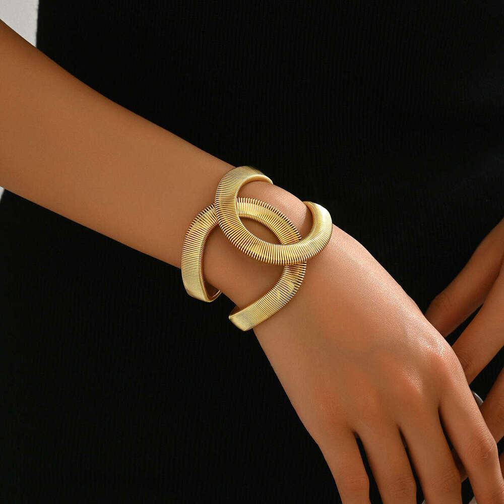 multi layered armband opening bracelet with a highend feel simple niche bracelet fashionable personality temperament and handmade jewelry for women
