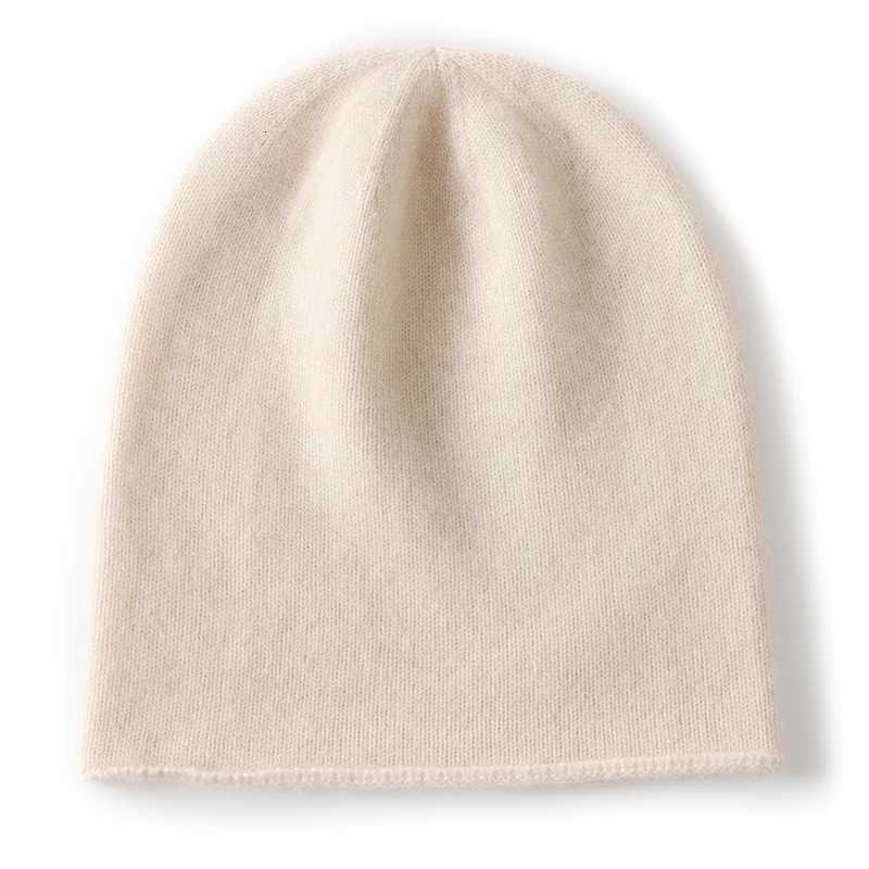 2024 New Solid Color Womens 35 Cashmere First Line Hat Autumn and Winter Warm Soft Comfortable Knitted BeanieXJ251129