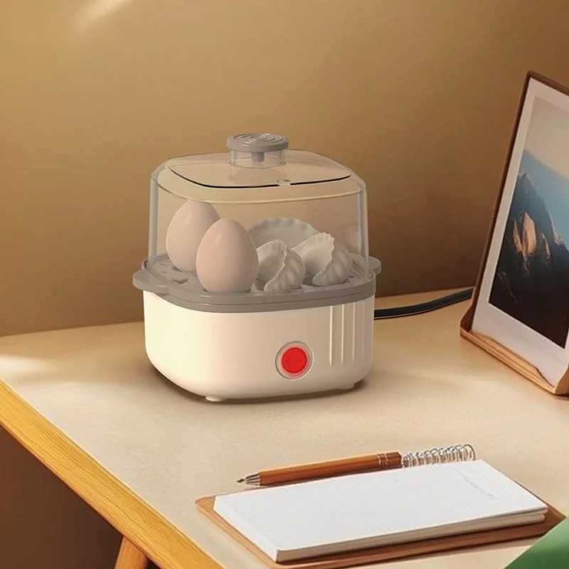 150W Multifunctional Egg Cooker Low Power Dormitory Breakfast Machine Home 5 pcs Egg Cooker Automatic Power Off Electric Steamer C251129