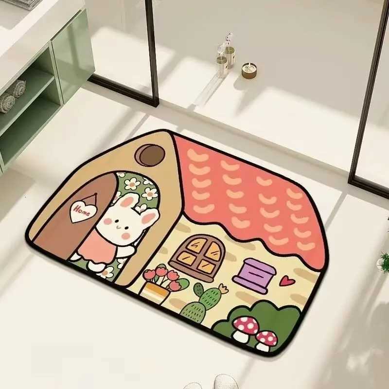 Diat d bathro absorbent floor mat door floor mat toilet entry carpet toilet dirt-resistant household bathro floor mat H251129