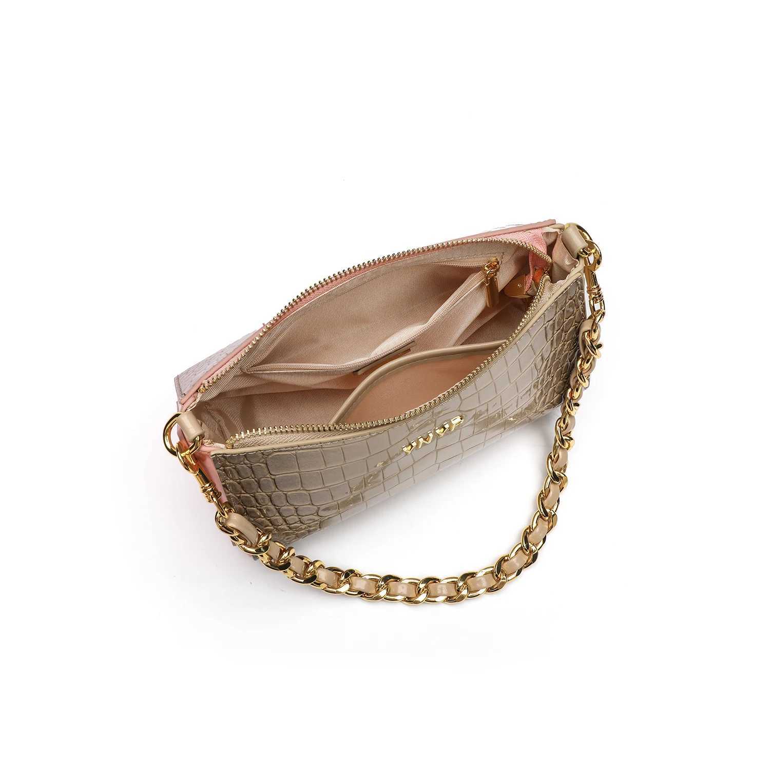 Fashion Womens Handbag Luxury Crocodile Pattern Shoulder Bag Large Capacity Crossbody Purse with Chain Strap for Ladies K251128