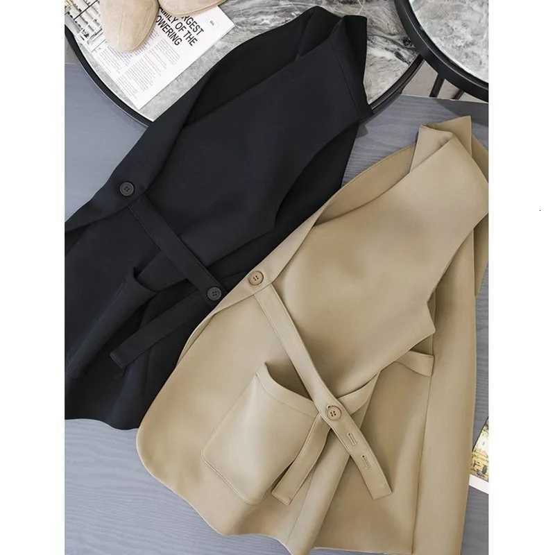 Ladies Vest Coat 2025 Spring Autumn Sleeveless Comfortable Fashion Womens Suit Vest Versatile Loose Casual Lady WaistcoatT251129