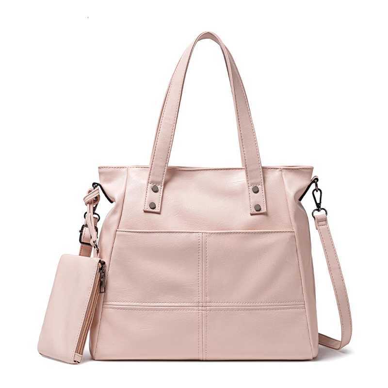 Womens bag Korean style simple and elegant temperament hand-held large tote bag commuting retro diagonal shoulder bag K251128