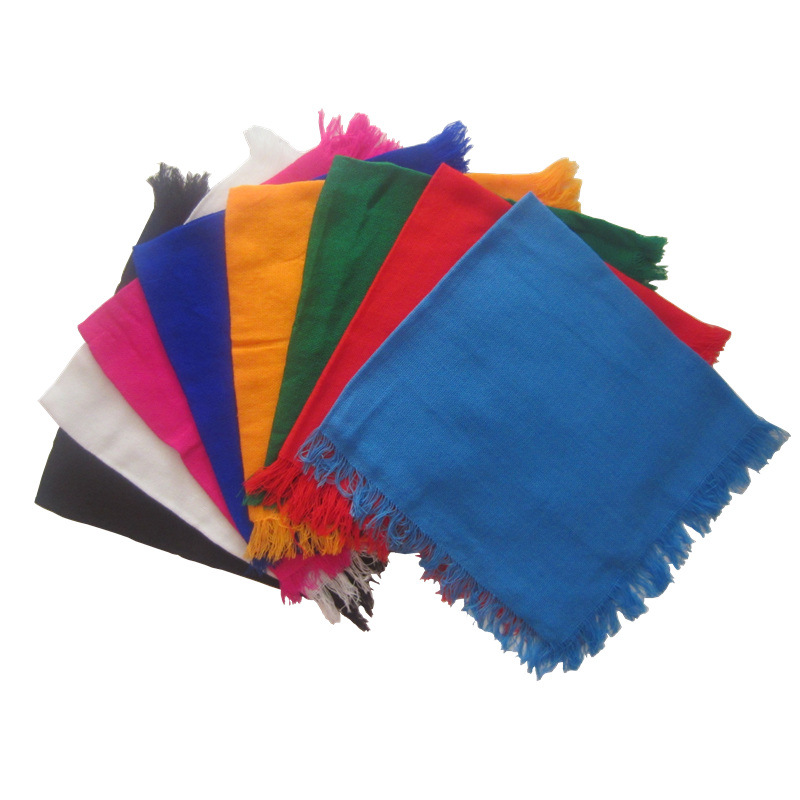 K554 Women's wool square scarf headscarf old-fashioned square scarf middle-aged and elderly solid color neck scarf wholesale