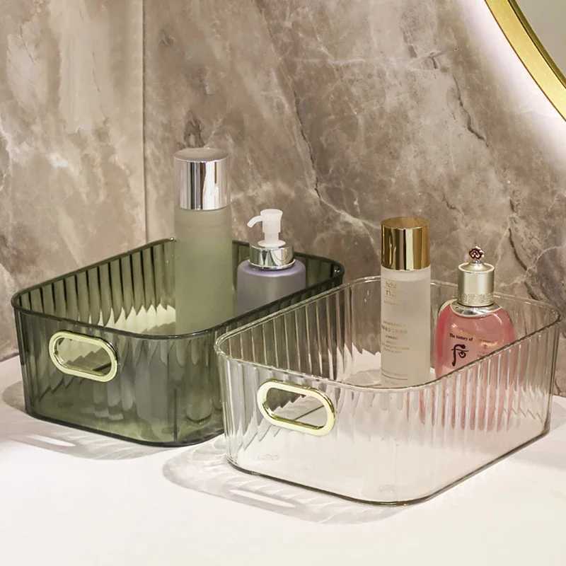 Acrylic Organizers Snacks Bathroom Organizer Rectangular Storage Makeup Clutter Bedroom Cosmetics Living Room Make Up Organizer Y251129