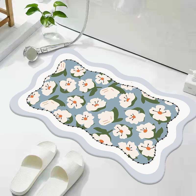 Diat d absorbent floor mat bathro anti-drop toilet door non-slip and dirt-resistant household floor mat H251129