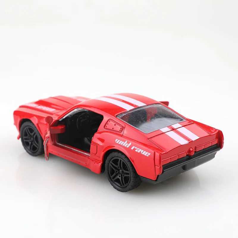 bagged 136 Alloy Car Model modeling Vehicle Mustang Muscle Racing Pull Back Car Ornaments Collection Toys For Boy child J251129