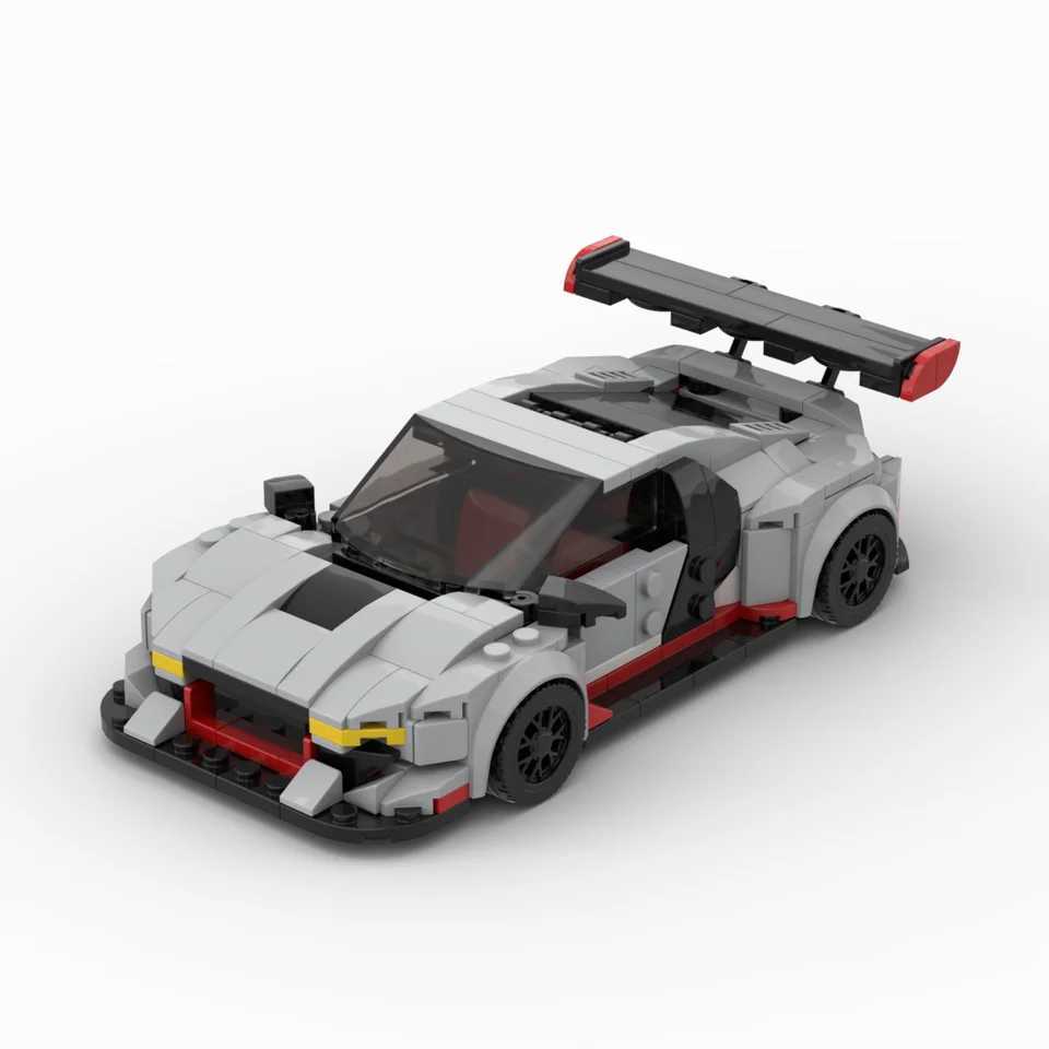 MOC-69755 R8 GT racing sports car Vehicle Racer Building Blocks Brick Creative Garage Toys for Boys J251129