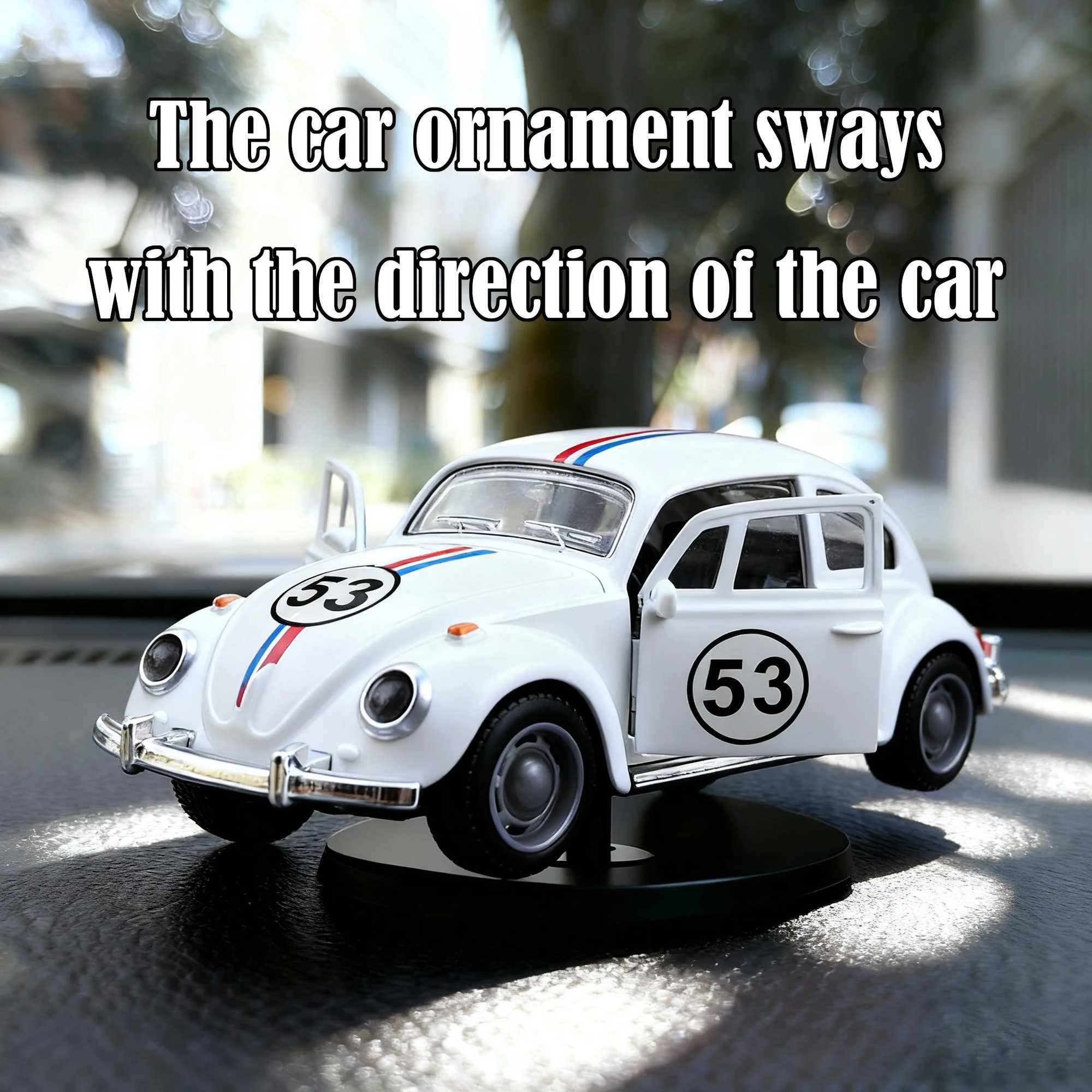 Drift Rotating Ornaments Car Toy Model For Beetle Classic Car Model Ornament Fun Child Men Gift Car Center Console Decoration J251129