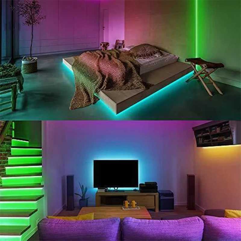 LED Strips Infrared Control Neon Ice Lights TV Backlight Room Decor SMD5050 USB Bedroom Decoration 1m 2m 3m 4m 5m Luces LED M251129