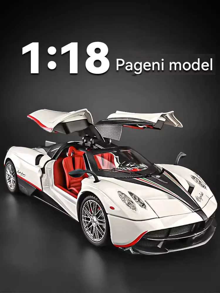 118 Pagani Fengshen Alloy Car Model Simulation Sound And Light Return Toy Car Metal Sports Car Boy Collection Ornaments Gift J251129