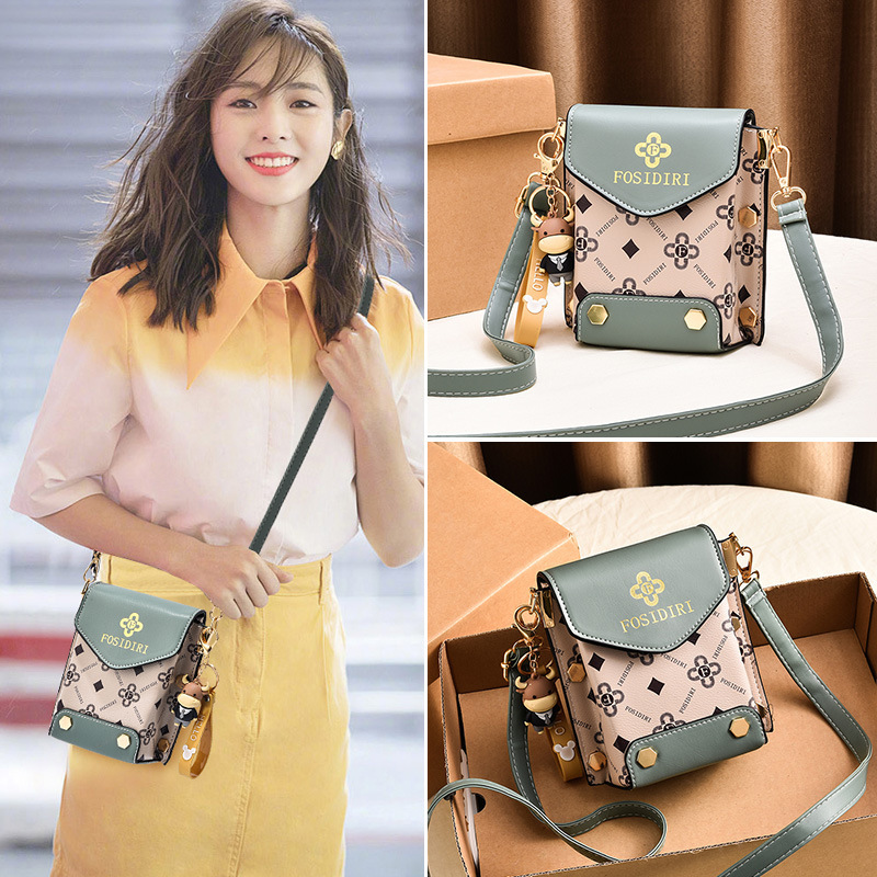 2025 New Designer Bag Mobile Phone Crossbody New Trendy, Fashionable, High-End, Single Shoulder Simple Mini Bag, Women's