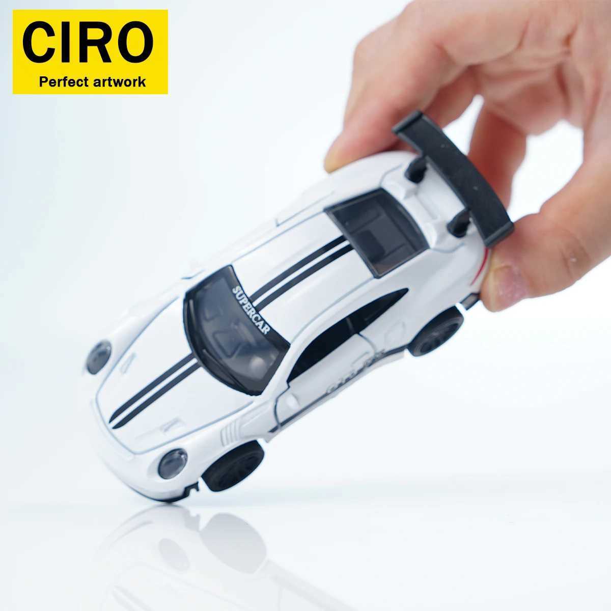 143 Miniature Metal Die-Cast Sports Car Alloy Luxury Two-Door Model Boy Toy Highly Detailed Gift Ornament Display Collection Christmas Gift J251129