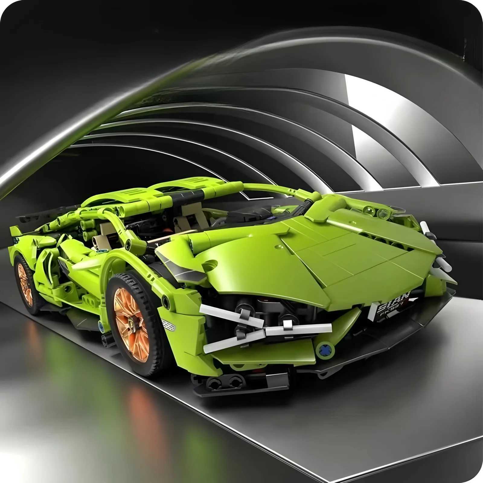 DIY 114 Building block sports car RC Remote Control Sports car Building block car toy Birthday gift Christmas gifts J251129