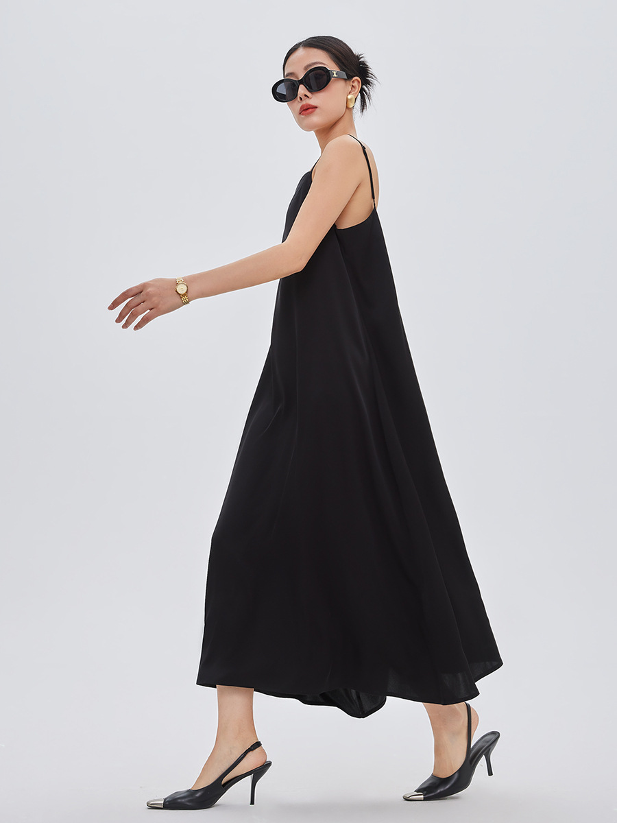 KO41800 Dress Women's 2024 Silk Suspender Dress Mulberry Silk High-end Long Dress