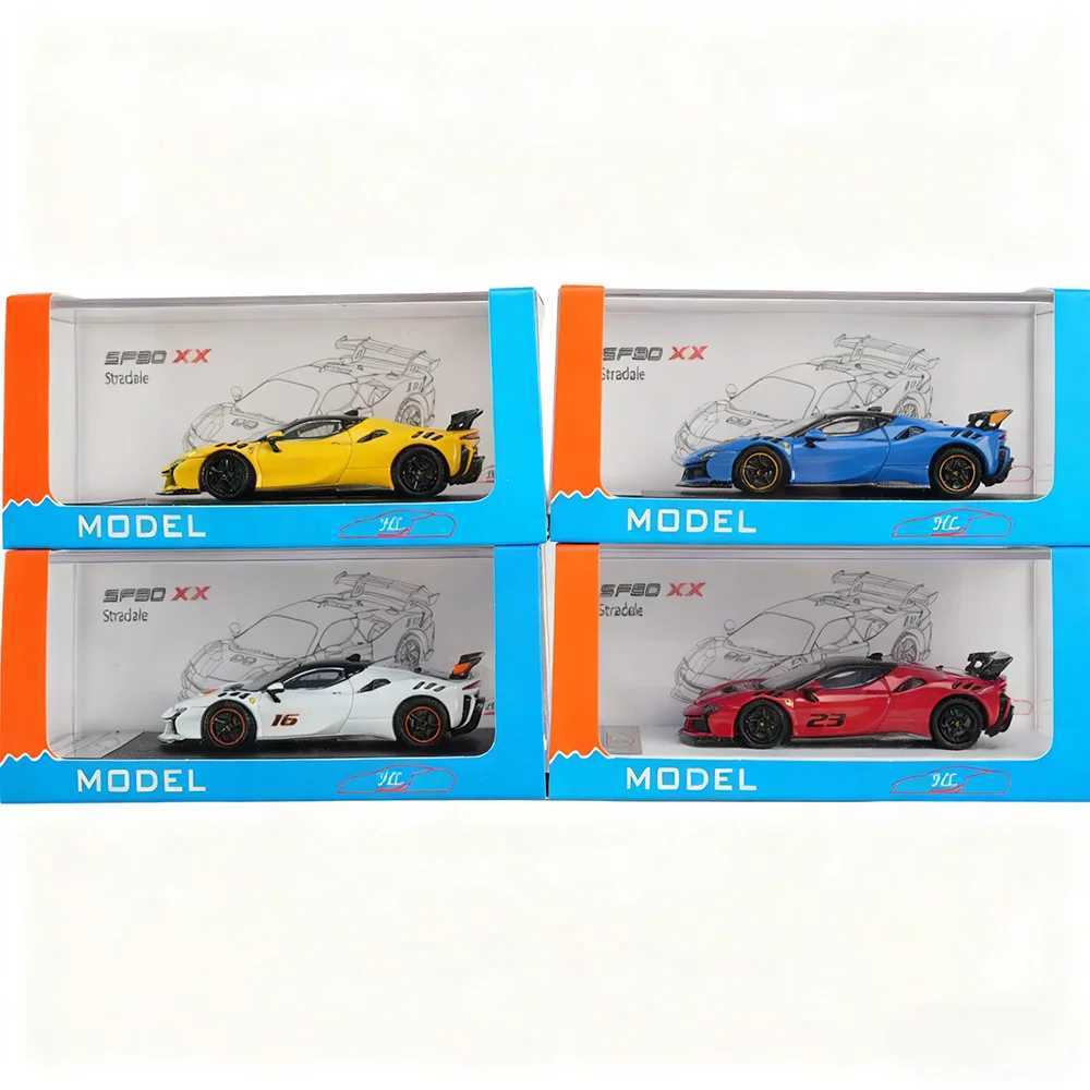 New Arrival 1/64 Model Car Diecast Alloy For SF90 Supercar Model Highly Realistic Detail Miniature Collectible Display Gift J251129
