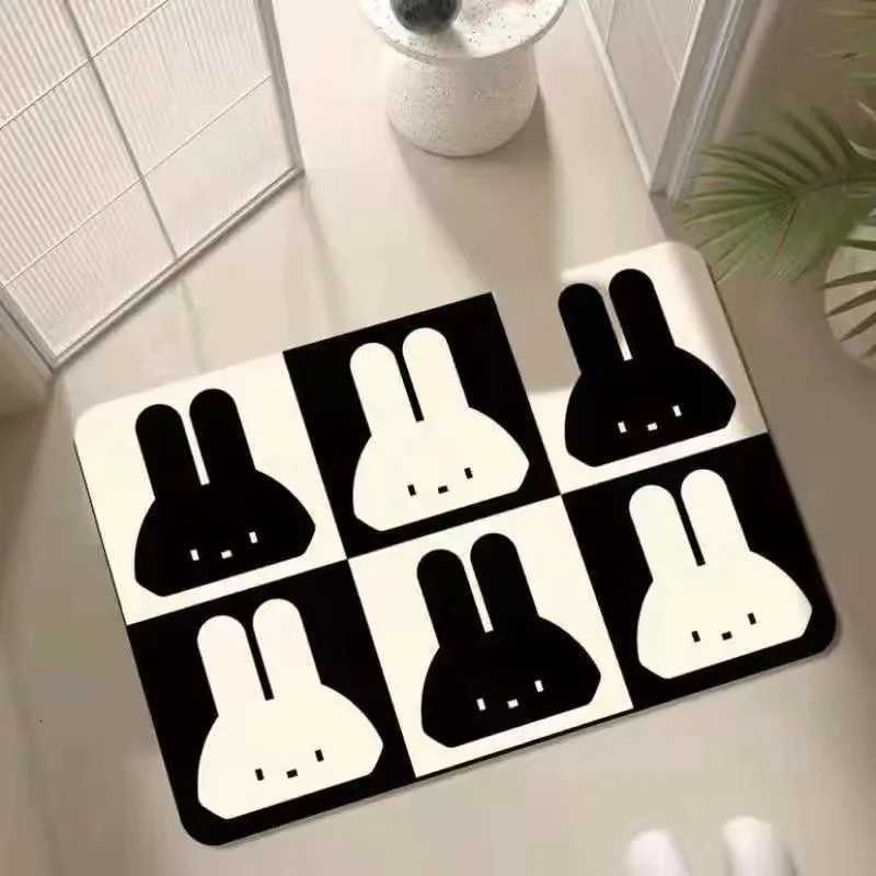 Cartoon diat d absorbent foot mat kitchen bathro door floor mat bathro door non-slip mat H251129